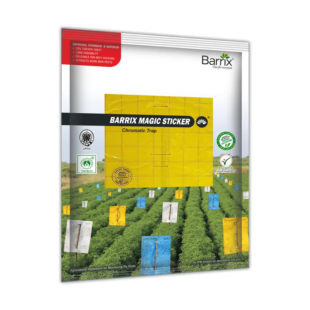 Barrix Magic Sticker - Yellow - 5 Sheets Pouch