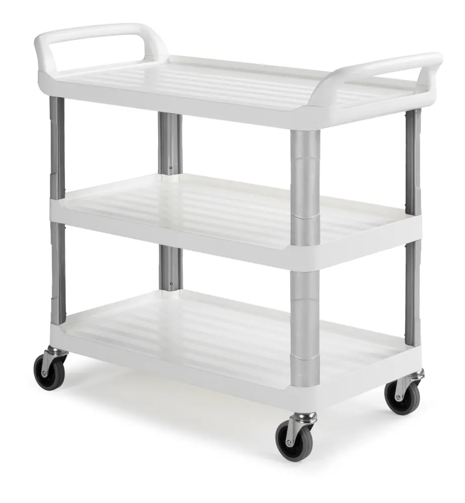 Shelf 3800 White 100mm Wheels - TTS