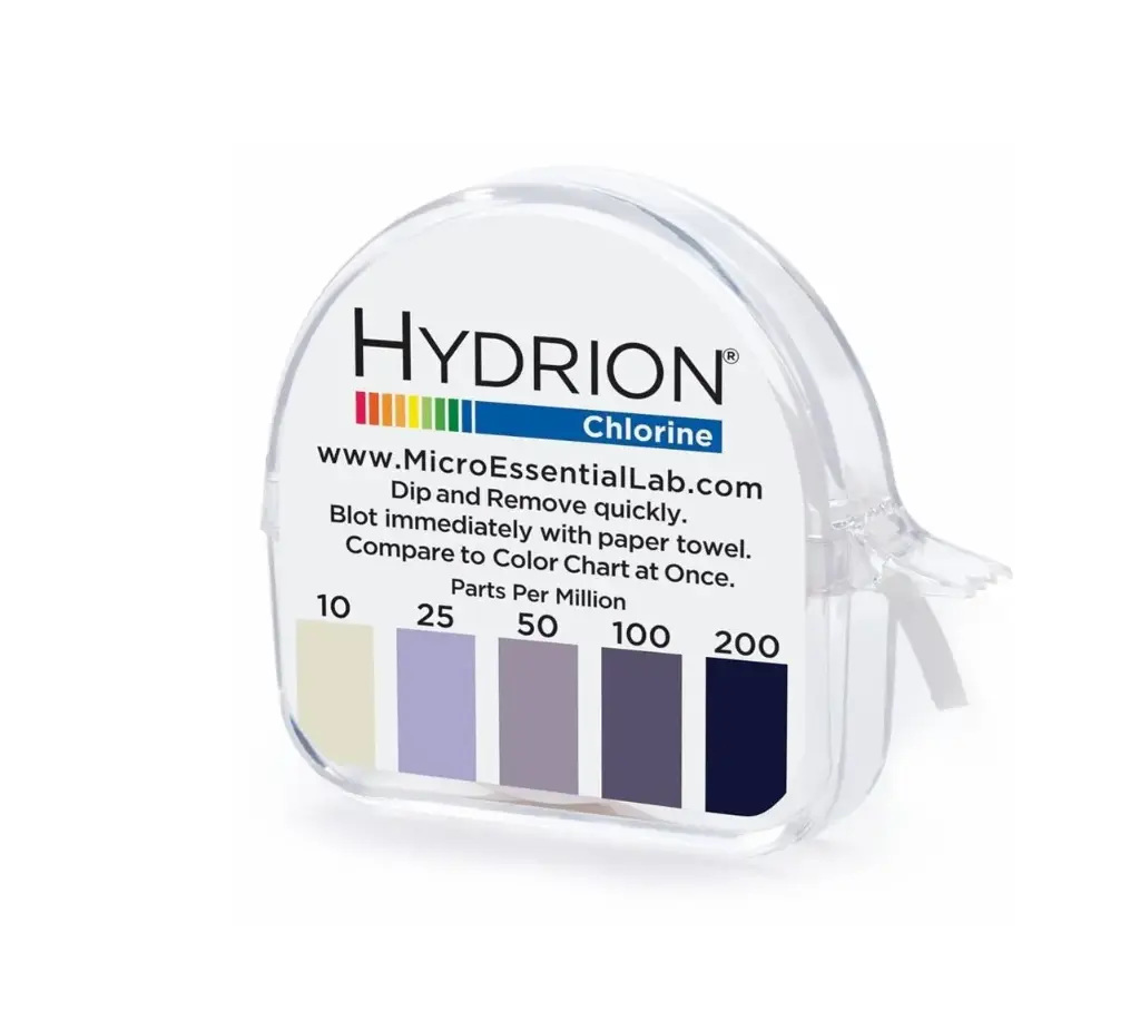 HYDRION CM-240 CHLORINE TEST STRIP