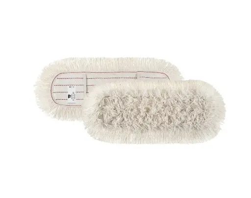 [132] Middle Cotton Dust Mop - White - 60 Cm 