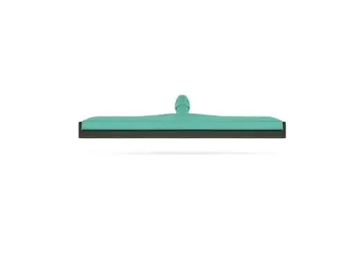 [8632] Floor Squeegee With Double Black Blade - Green - 55 Cm 